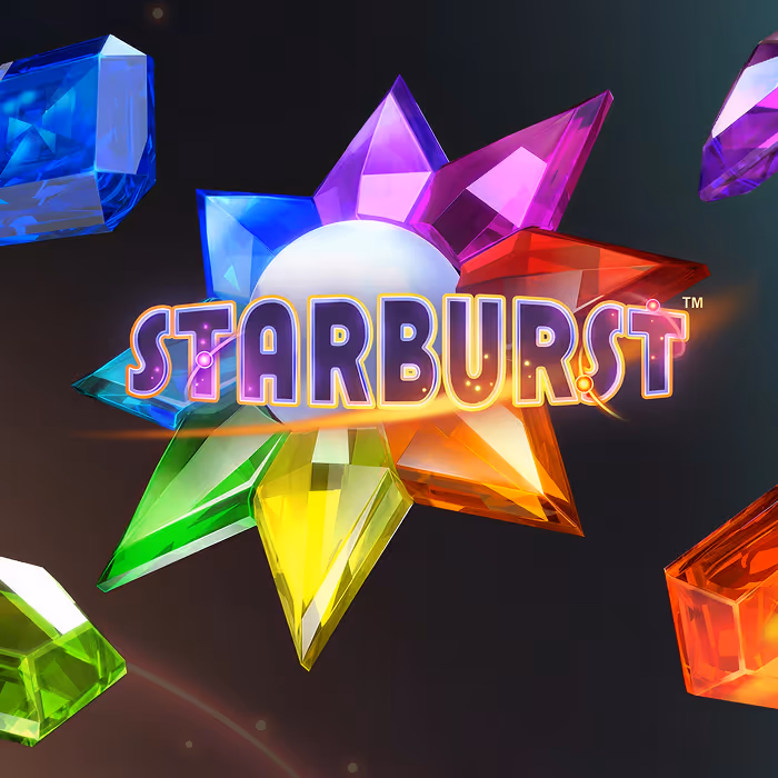 Starburst vibrant slot with expanding wild symbols